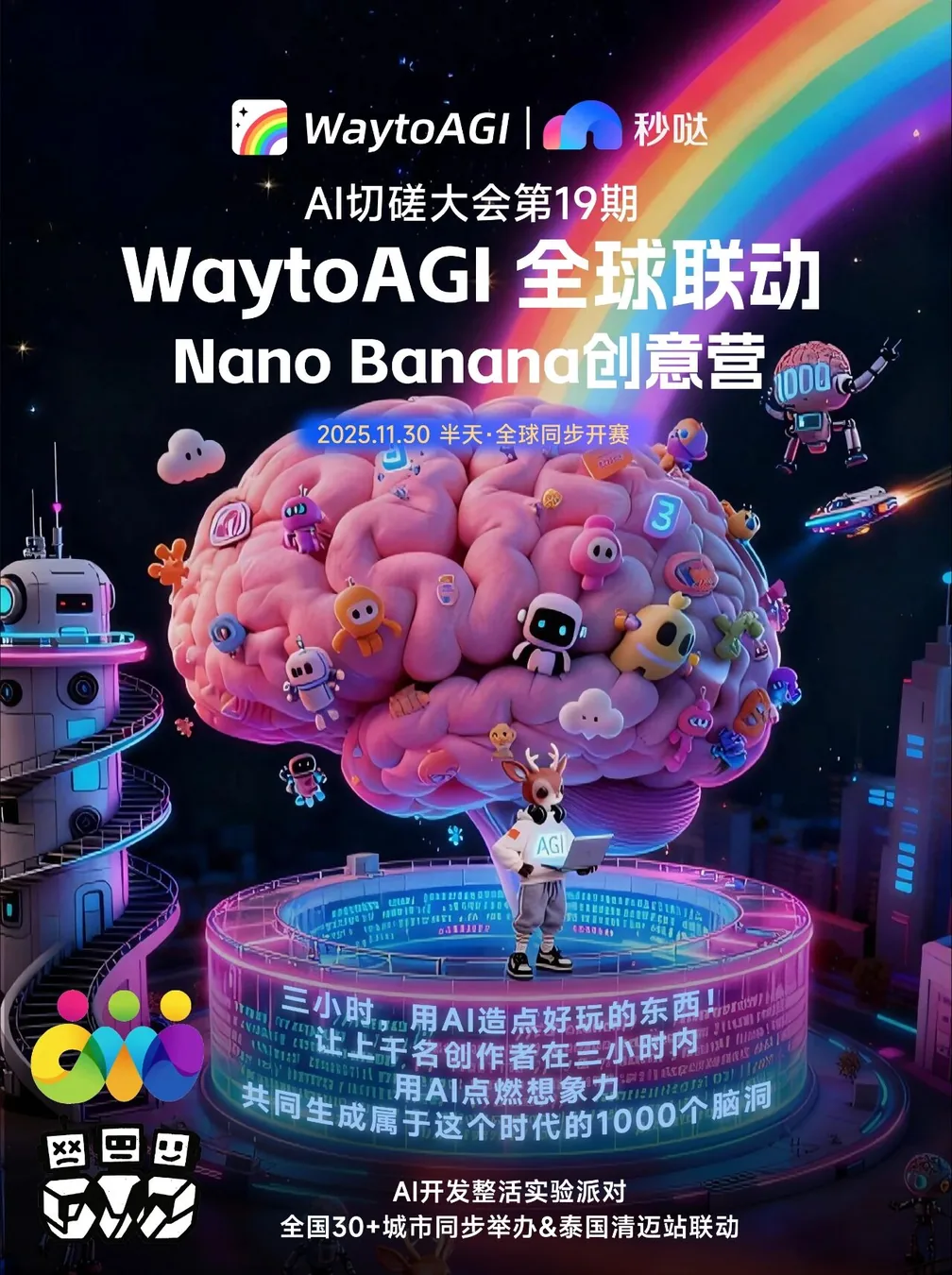 WaytoAGI——AI切磋大会第十九期｜清迈场